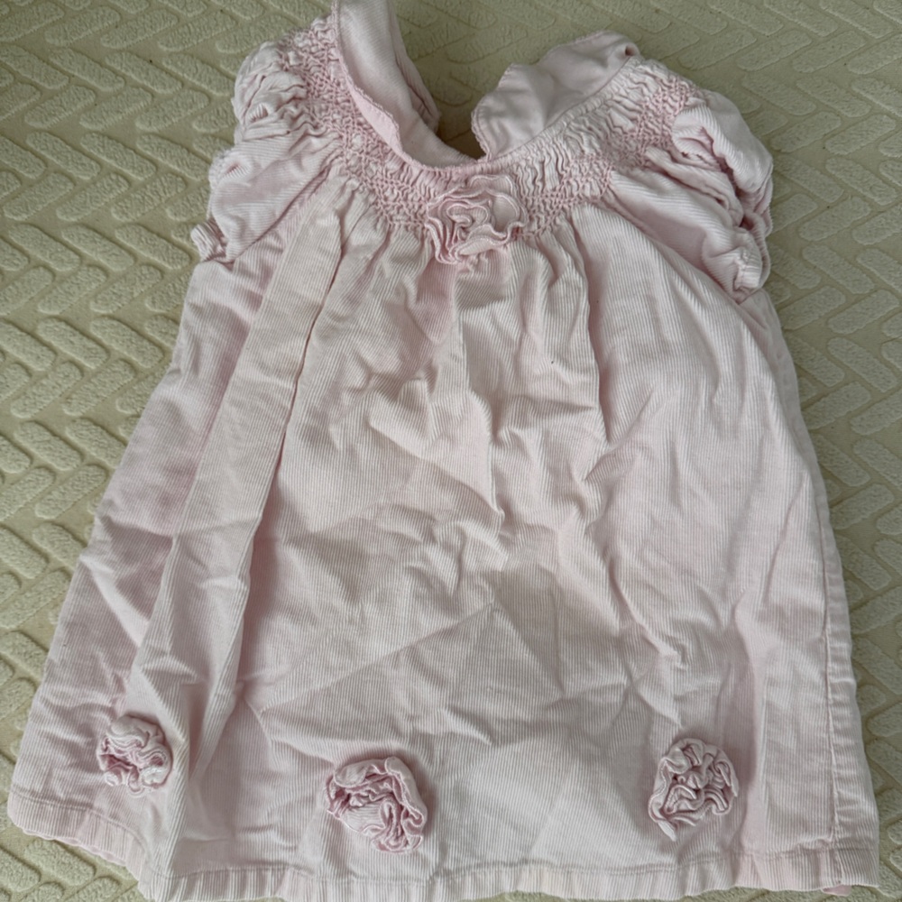 Charming Pink Kids Casual Dress